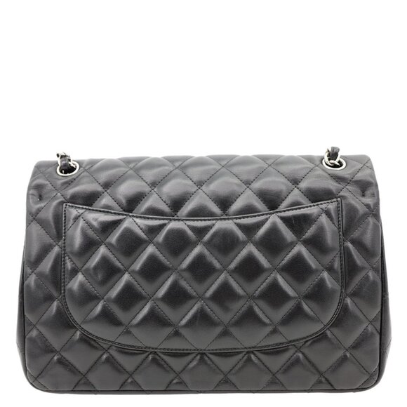 Chanel  Classic Double Flap Leather Shoulder Bag Black - Picture 4 of 14